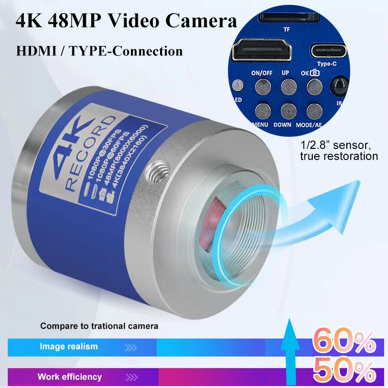 Update-HDMI-Type-C-Microscope-Camera-Real-4K-1-2-8-Sony-sensor-Video ...