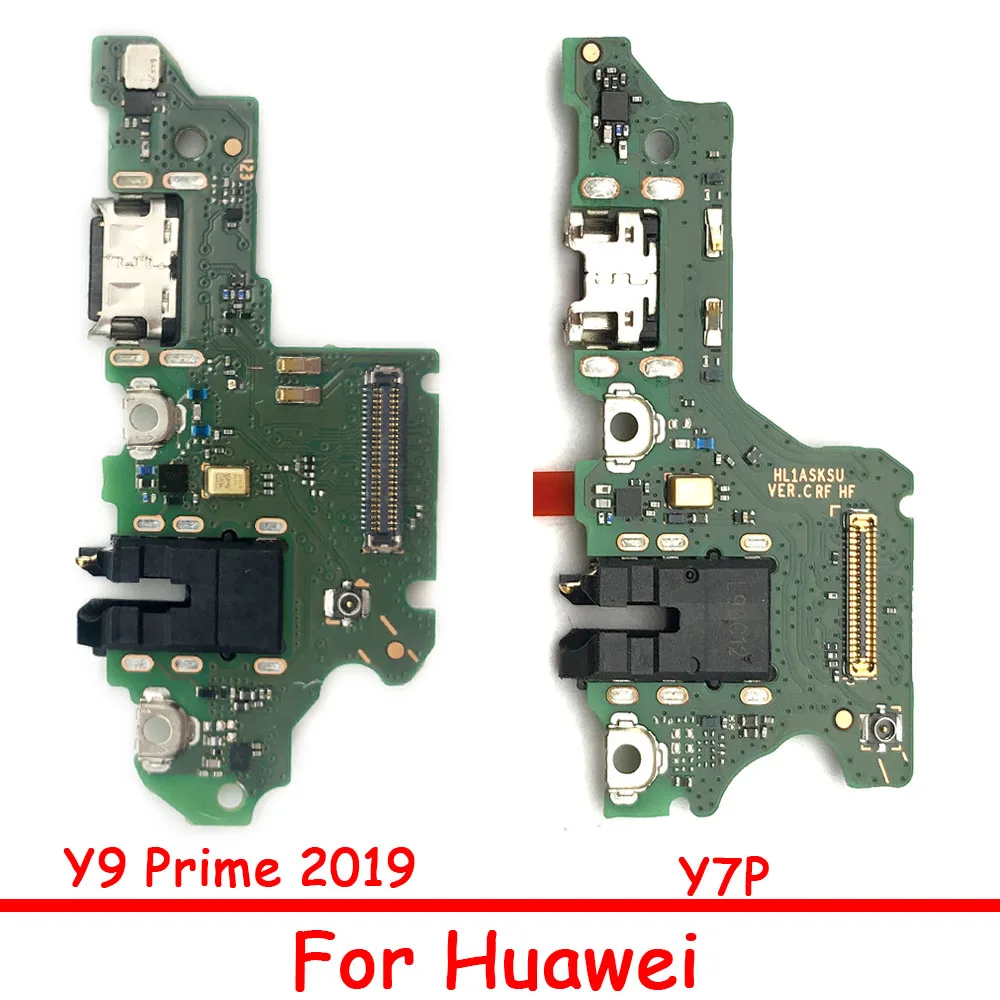 

10Pcs/lots Original USB Charging Port Connector Charger Board Flex For Huawei Y5 Y6 Y7 Y9 Prime 2018 Y6P Y7P Y8P Y6S Y7A Y8S