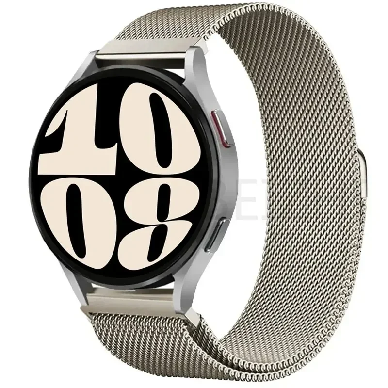 Sleek Milanese Loop Metal Magnetic Bracelet – 20mm & 22mm Watch Strap Band