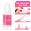COSCELIA 10G Nail Glue False Nail Tips Glue Clear Color Nails Tools 5