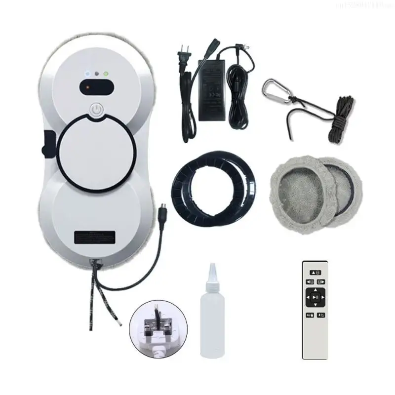 Window Cleaning Robot Vacuum Cleaner Robot Window Cleaner Electric Glass Window Cleaner Remote Control for Home R9UD 5