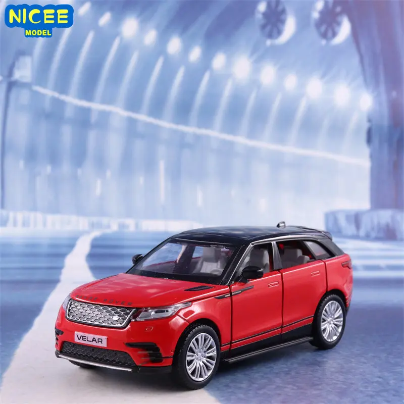 

Модель автомобиля LAND ROVER RANGE ROVER VELAR в масштабе 1:32, модель литая из металлического сплава, модель автомобиля со звуковым интерфейсом, коллекционная детская игрушка, подарки F170