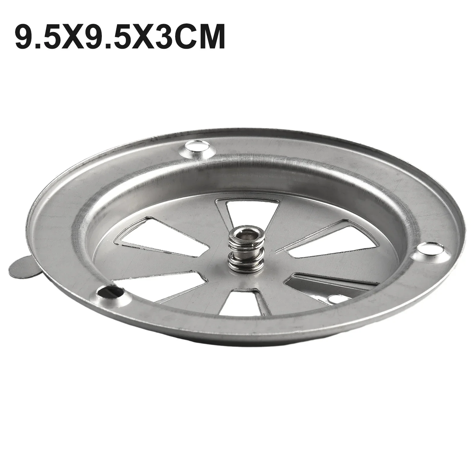 Vent Damper Air Vent Exhaust Grill Replacement Roaster Stainless Steel Test Chamber BBQ Stove 9.5x9.5x3cm