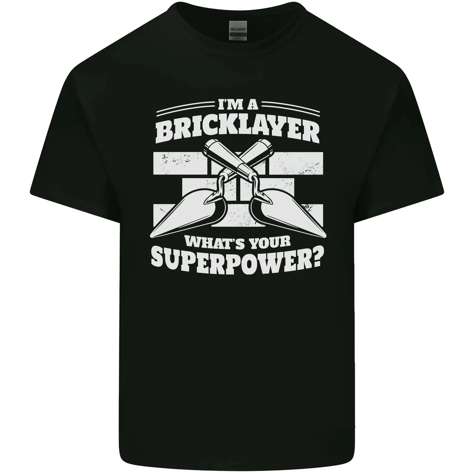 

Хлопковая мужская футболка Whats Your Superpower Builder Bricky