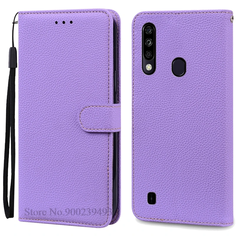 Sleek Silicone Wallet Leather Flip Case with Soft TPU Back Cover