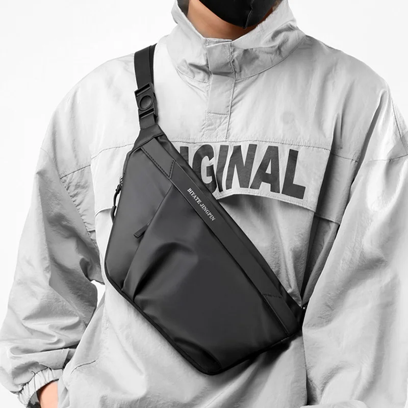

Outdoor Men'S Anti-Theft Crossbody Sling Bag Waterproof Large Capacity Shoulder Bag For Outdoor Sling Bag Portable Chest Bag