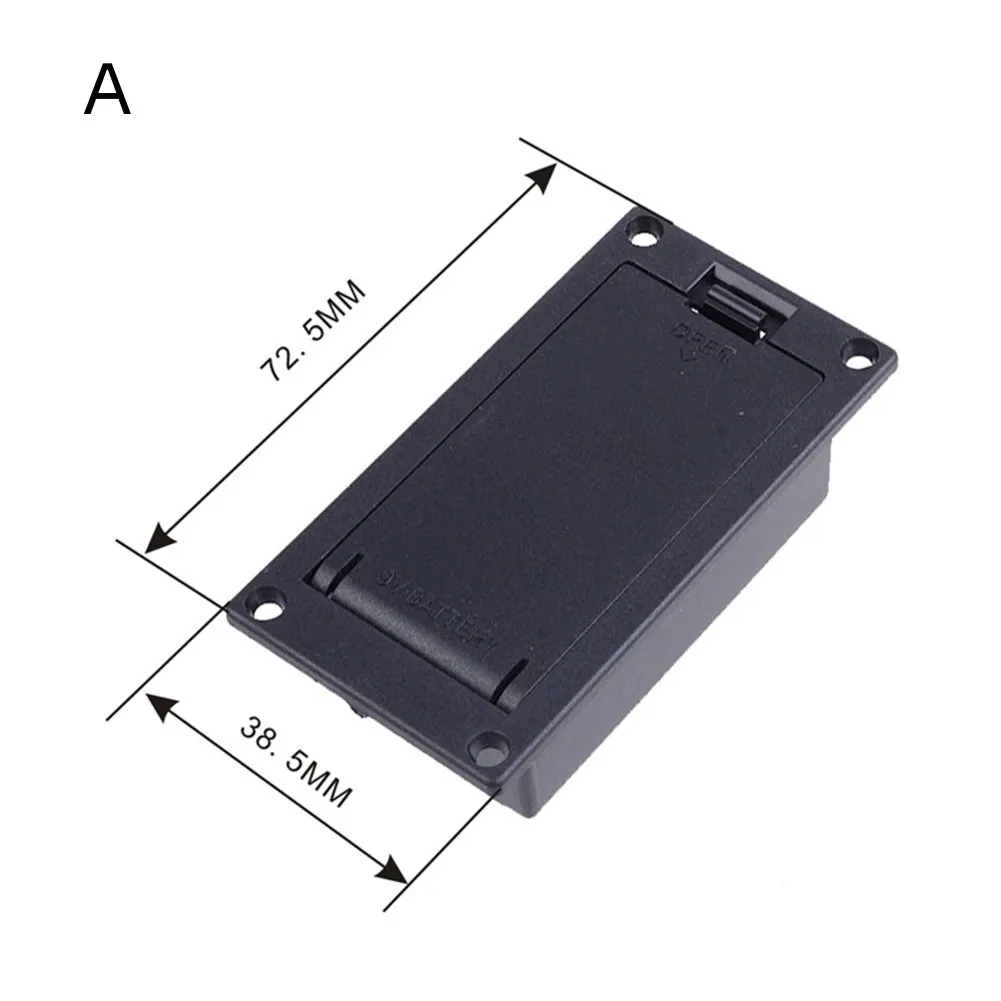 

For 9V Battery Holder Box Compartment Replacement Battery Case For Acoustic Guitar Bass Pickup Great Accessory Replacement