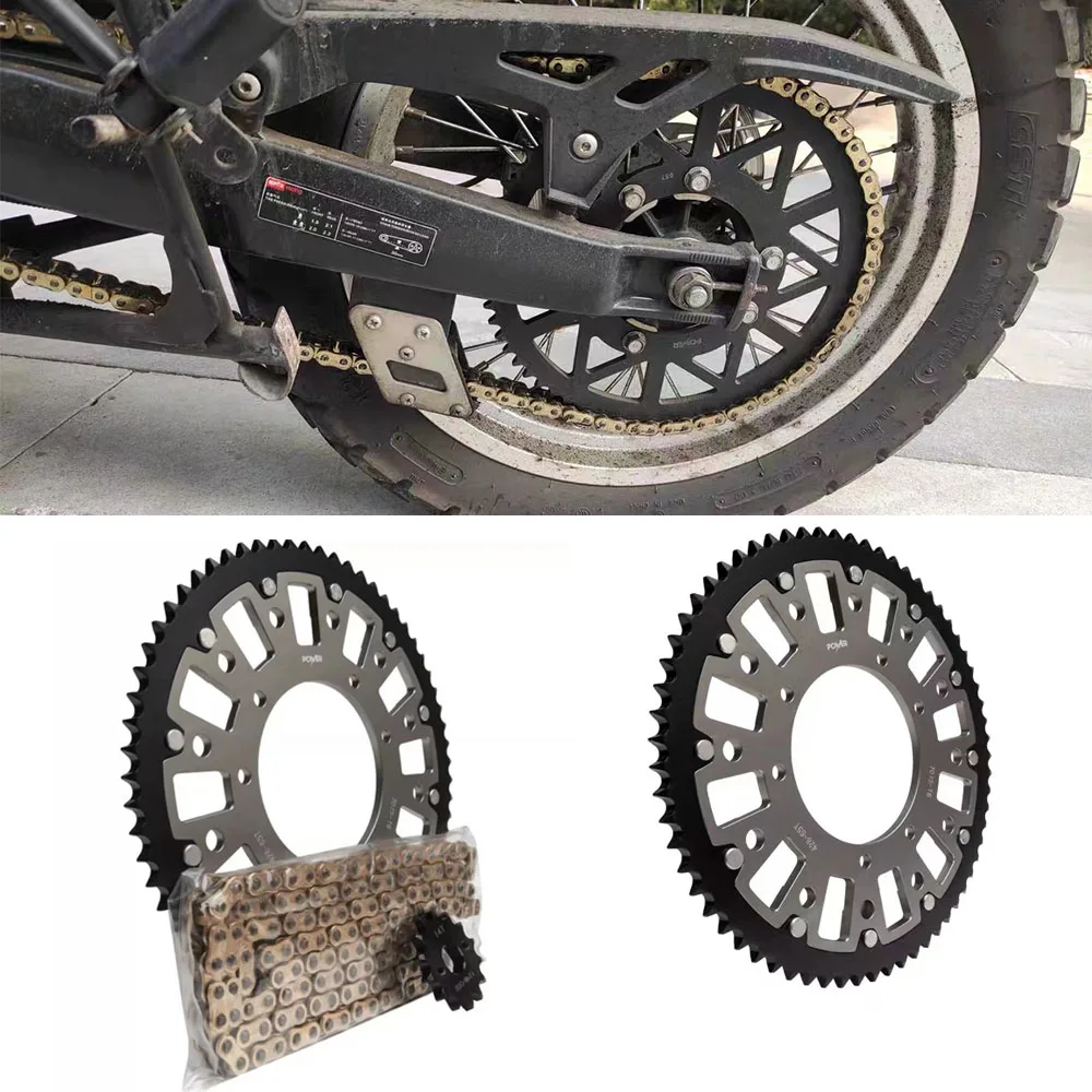 

New Motorcycle For Derbi Terra 125 / ADVenture 125 Three-Piece Chain Accessories Modified Large and Small Chain Sprocket Tools