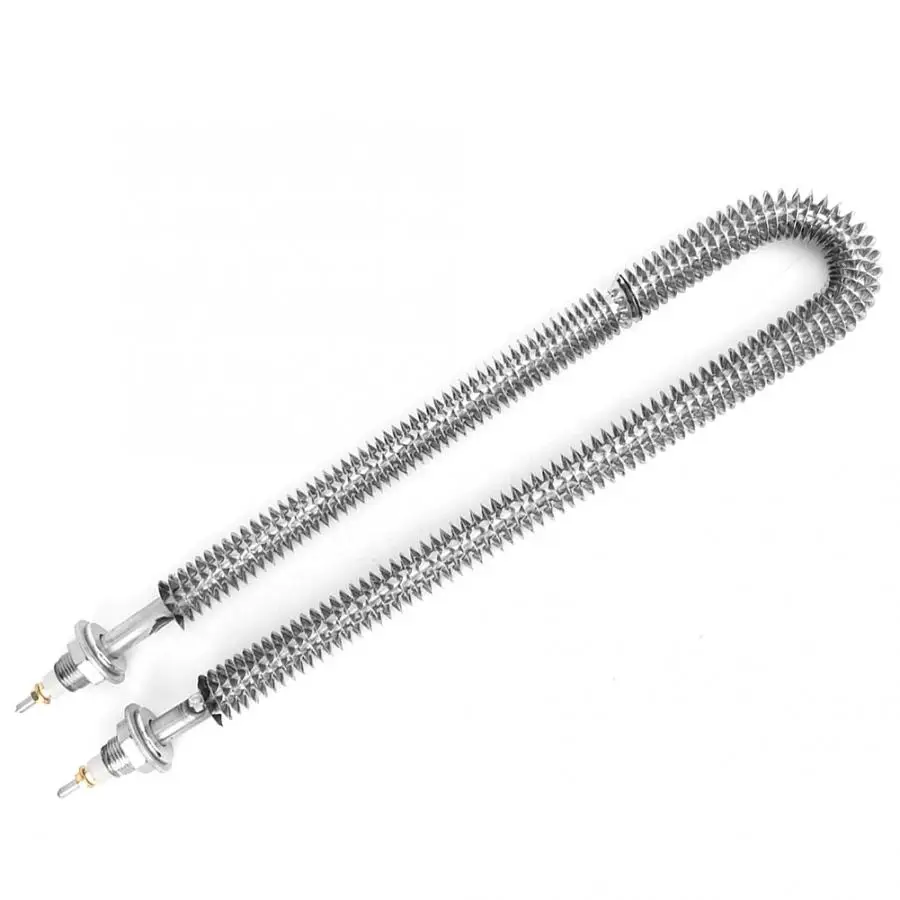 

220V 1.5kW Heating Pipe U Type Finned Electric Heat Pipe Stainless Steel Fin Heating U Shape Heating Tube