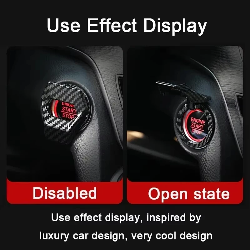 Car Engine Start Stop Switch Button Cover Anti Scratch Protection