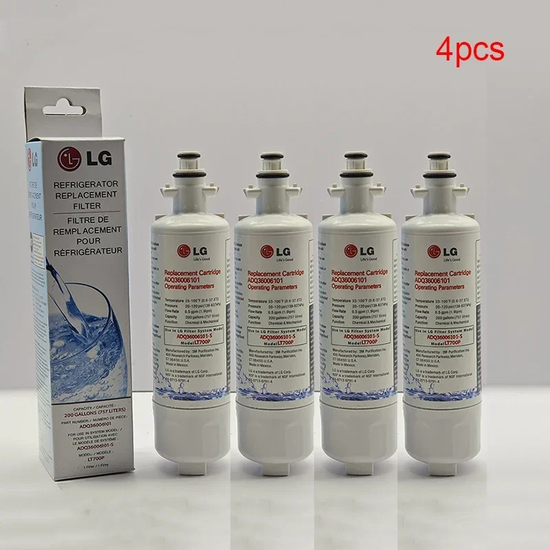 Description Picture 3 of itemLong Lasting LG LT700P Fridge Water Filter Replacement Compatible with LFXS30766S ADQ36006101 Kenmore