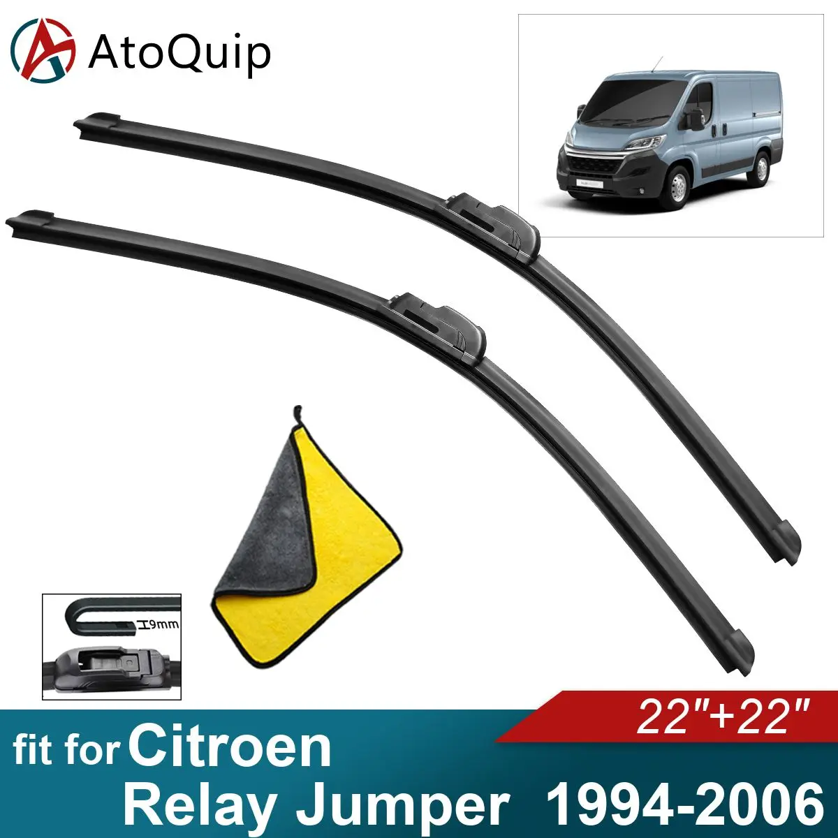 

Car Windshield Wiper Blades Fit For Citroen Relay Jumper Wiper Blades Soft Rubber Auto Front Windscreen