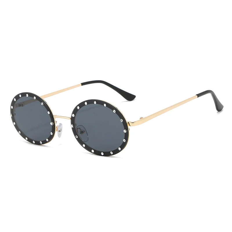 

2023 Brand New Design Classic Round Sunglasses Men Small Vintage Glasses Women Driving Metal Eyewear High Quality Glasses UV400