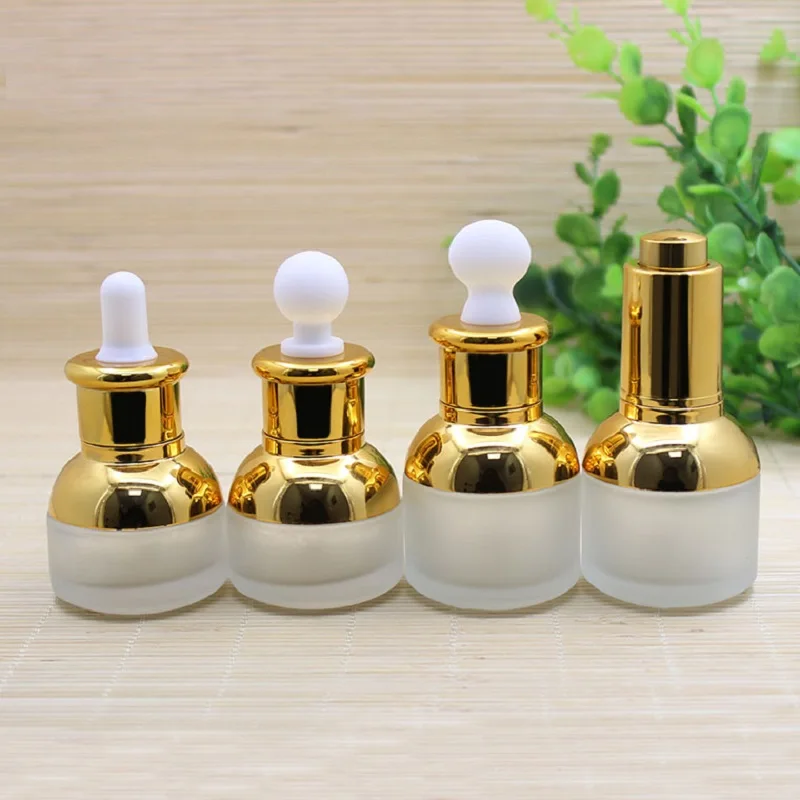 

Флакон-капельница из морозного стекла 20 мл 30 мл, Женская сыворотка с эфирным маслом, жидкий тоник, Туалетная вода, косметическая упаковка для ухода за кожей