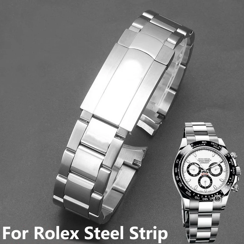 904L Cinturini In Acciaio Inossidabile Per Rolex Oyster Perpetual Datejust Daytona Submariner Luxury Men Watch Strap 20Mm 21Mm Bracciale
