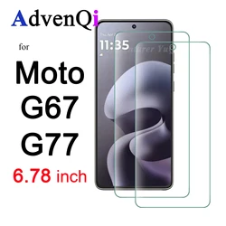 Tempered Glass HD Crystal Clear Screen Protector, 6.78 - inch, 9H Anti - Scratch, Case - Friendly for 4 pcs