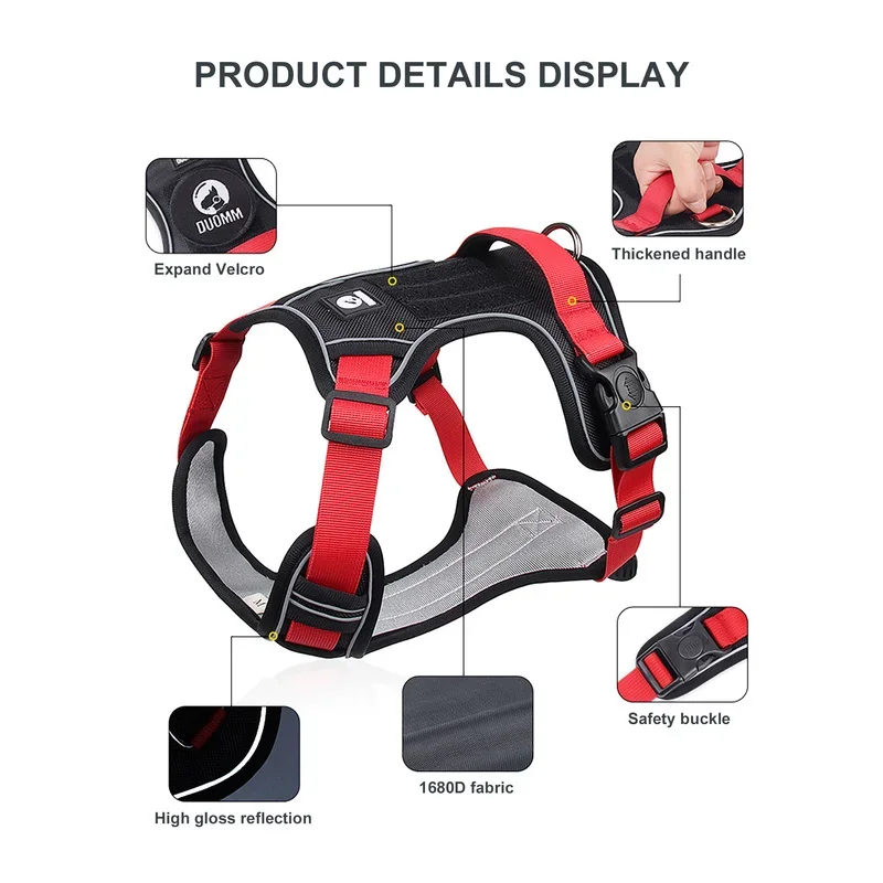 Tactical Waterproof Dog Harness 3