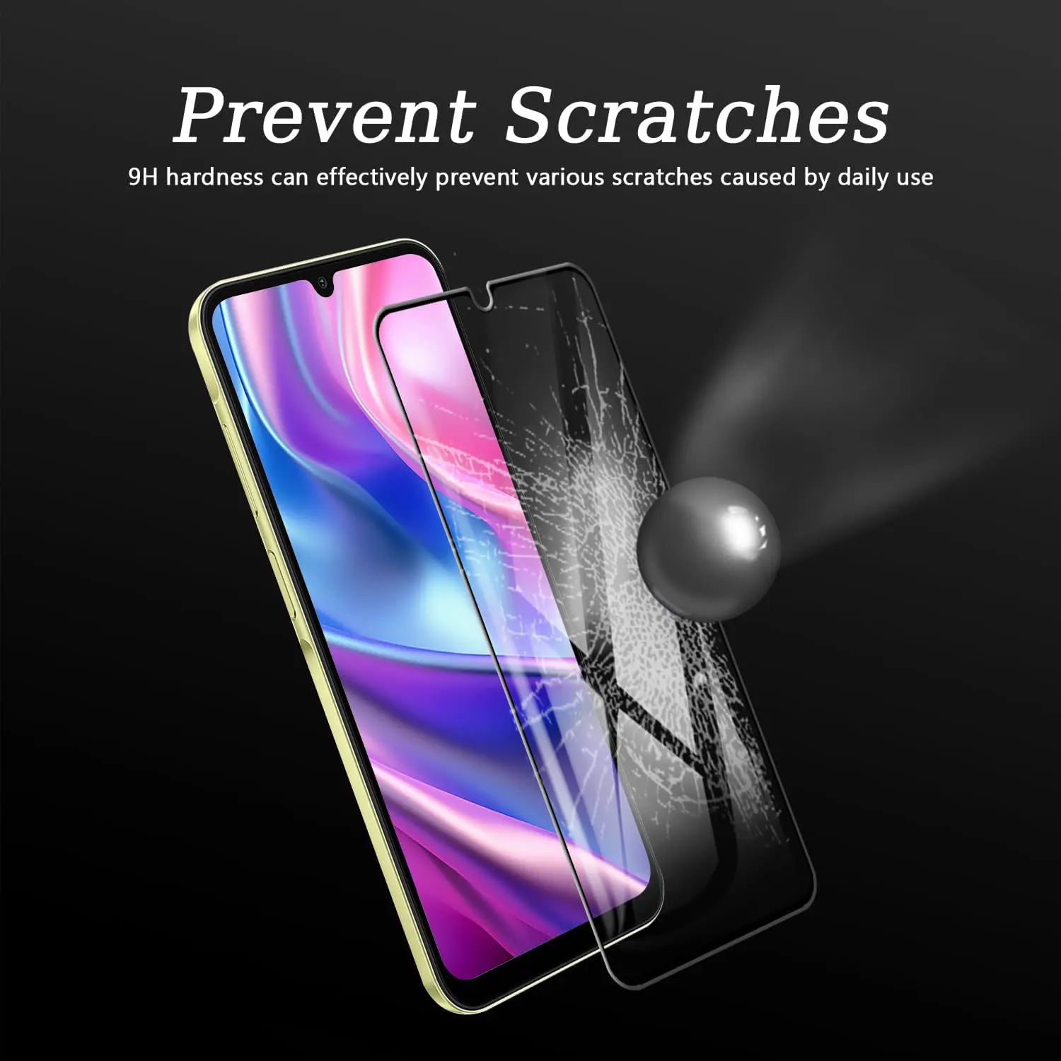 Premium 5-Pack Tempered Glass Screen Protector Set