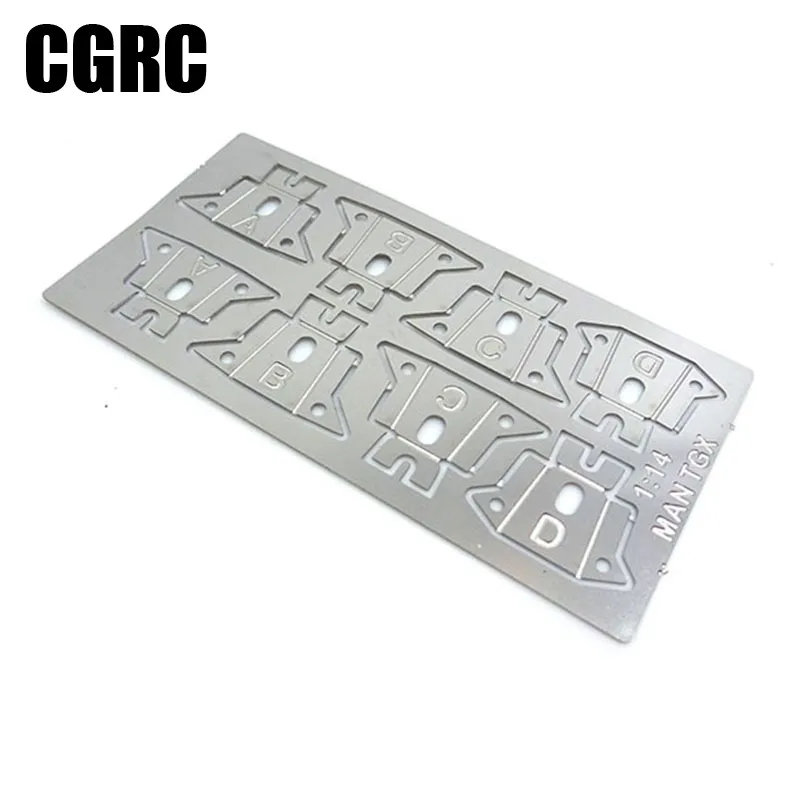 Accessori Tamiya Piastra Antiscivolo Metallica 1/14 Per Modelli RC