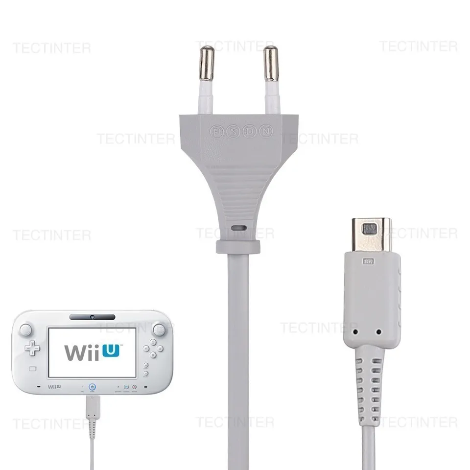 Chargeur Secteur Pour GamePad Wii U – Adaptateur AC Fiable Et Compatible