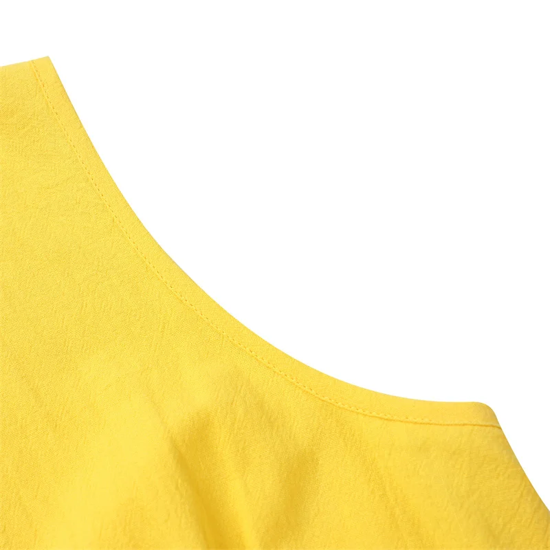 Beach Dress Women Solid Color Turn Down Collar Single Breasted Sleeveless A Line Long Dresses Vacation Party Dresses