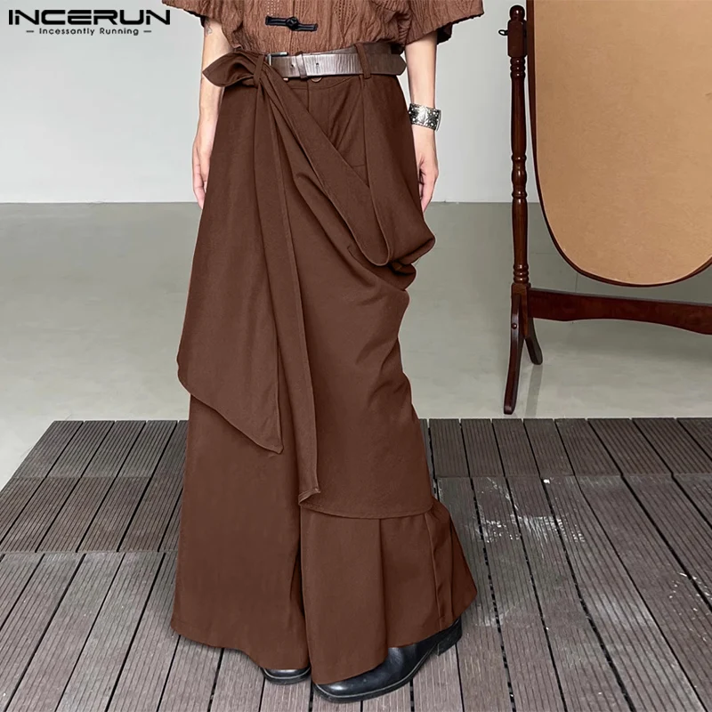ワイドレッグパンツ M〜3XL ストリートカジュアル デニムクールカジュアルワイドレッグパンツ – weMALL