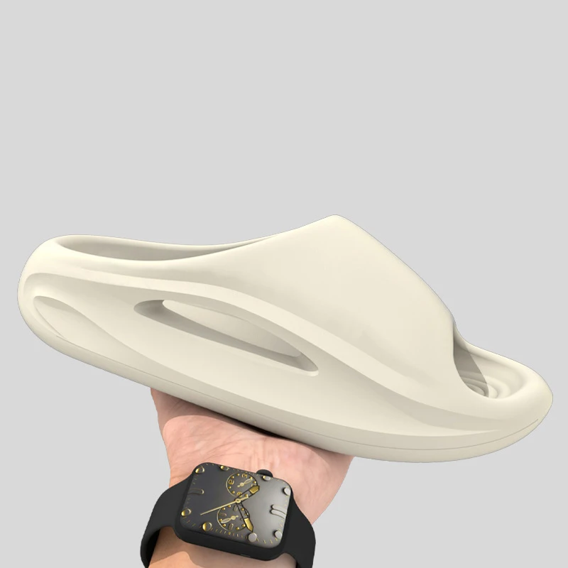 Shevalues Summer Sports Slippers For Women Fashion Thick Sole EVA Beach Shoes Soft Cloud House Sandals Non-slip Bathroom Slides