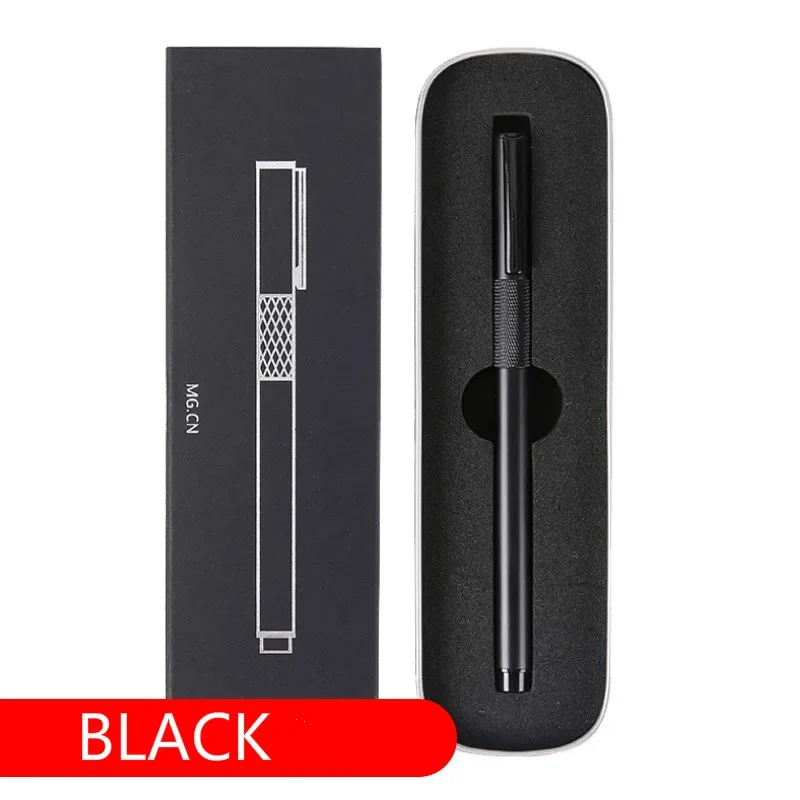 M & G 문구 우수한 금속 로즈 골든 만년필 잉크 펜, 0.38mm 서명 학생 사무실