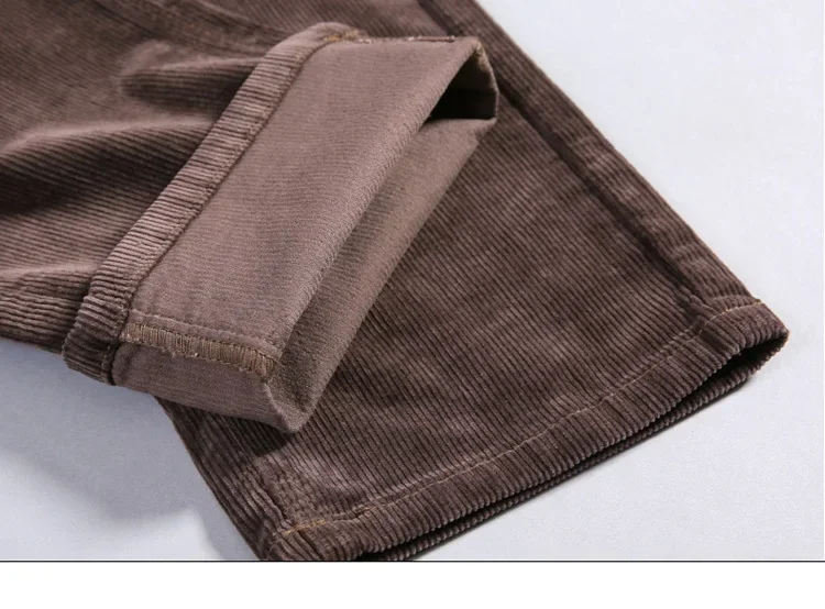 Male Business Men's Trousers Straight Corduroy Casual Pants