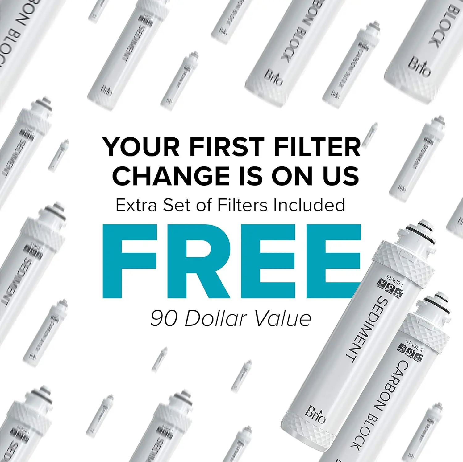 520  Water Cooler Dispenser with 2 Stage Filtration - Self Cleaning, Hot Cold and Room Temperature Water. 2 Free 3