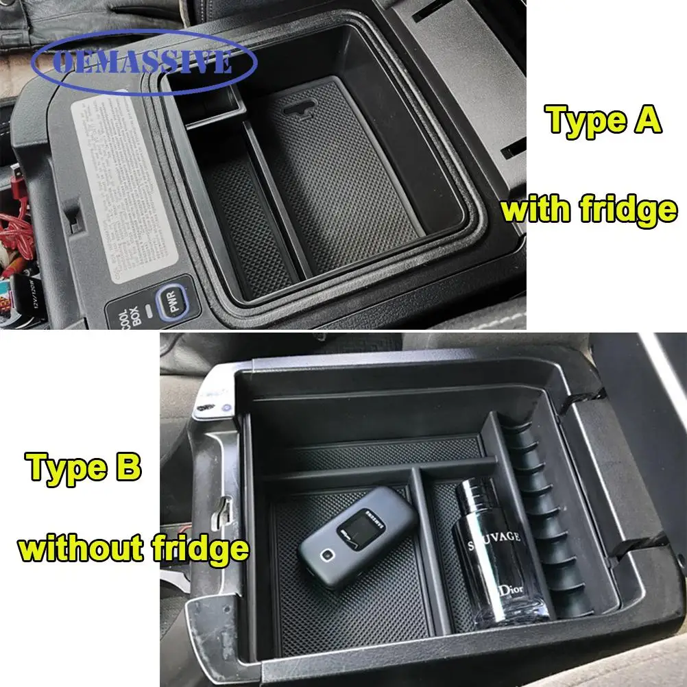 OEMASSIVE Car Armrest Storage Box Center Console Tray For Toyota Land