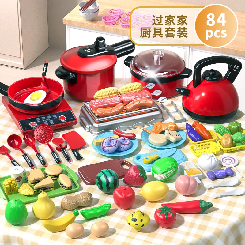 Toy Real Cooking Toy Mini Rice Cooker Pretend Play Toy Kitchen Kids Toys Simulation Cooking Toys Dollhouse Accessories 4