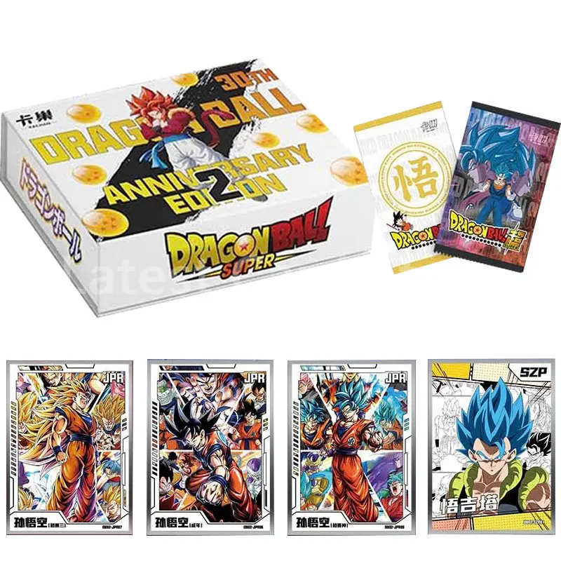 

New Dragon Ball Cards Booster Box Collection Anime Character Son Goku Rare Hidden HCR Cards TCG Game Playing Board Kids Toy Gift