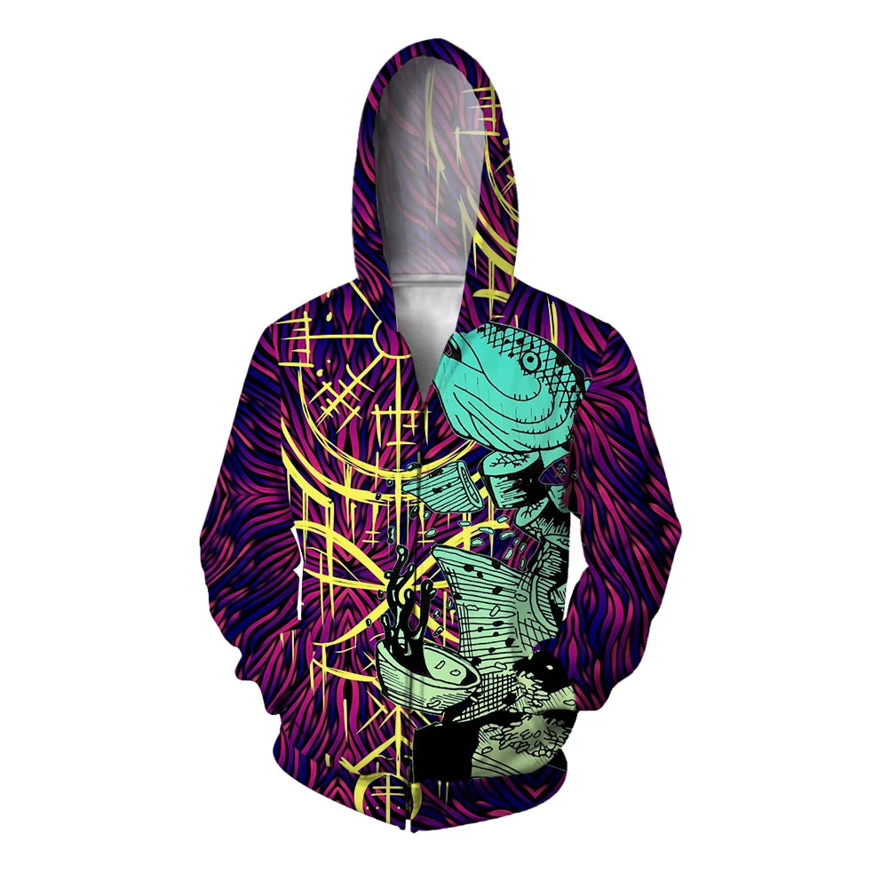 thumbnail image 1 of Sudadera con capucha de lagarto, sudadera con capucha genial con cremallera, sudaderas de animales para hombres, sudadera con capucha de invierno para hombres, sudadera con capucha asequible para otoñ, 1 of 5