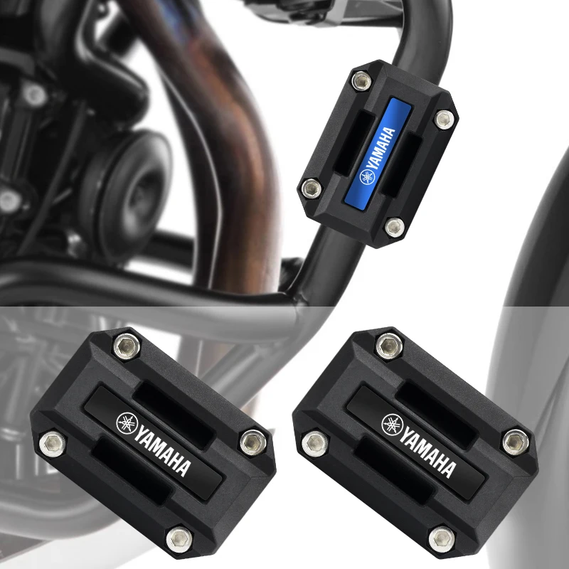 Motocicleta-Motor-Bumper-Block-Engine-Guard-Block-Bater-Bar-para-Yamaha ...