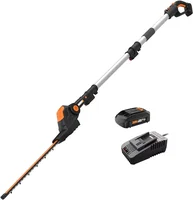 for WORX WG252 20V Power Share 2-in-1 20" Cordless Hedge Trimmer (Battery & Charger Included) 1