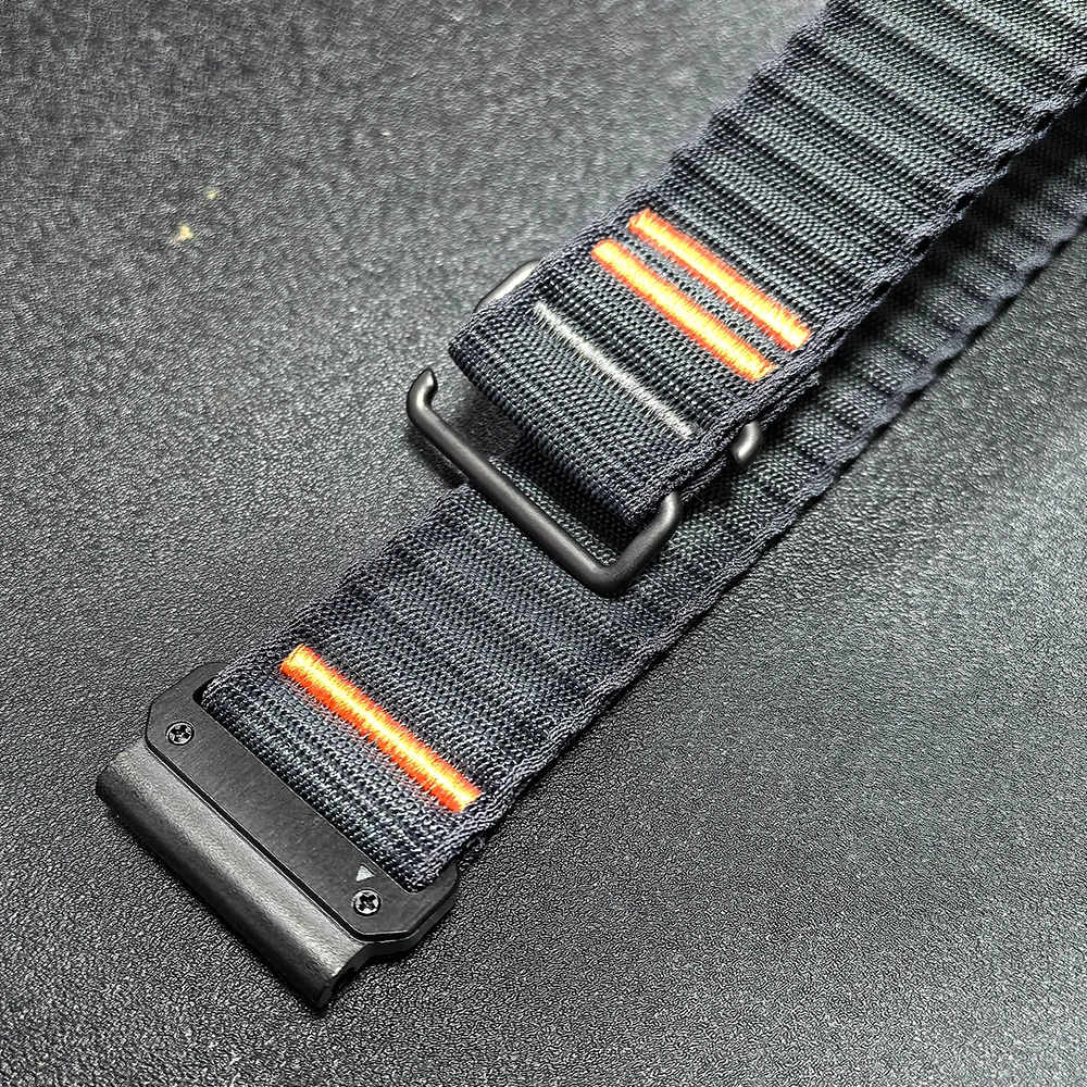 النايلون الفرقة ل Garmin quatix 8 47 مللي متر 51 م...