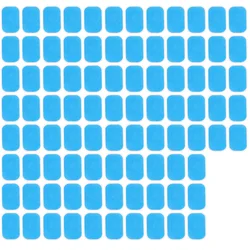 Enhanced Gel Pads for Abdominal Muscle Stimulation and Fitness Massage (100pcs(50 pair)3 5cm)