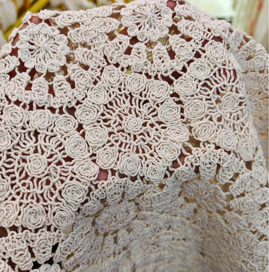 Crochet Lace ins summer cotton skirt clothing with square shape dress fabric DIY women's cotton embroidered guipure lace hollow - AliExpress 200000297 Crochet Lace ins summer cotton skirt clothing with square shape dress fabric DIY women's cotton embroidered guipure lace hollow - AliExpress 200000297