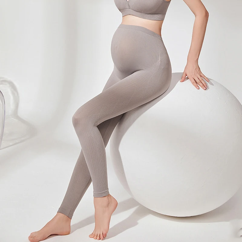 Maternity Skinny Leggings Spring Autumn Thin Pregnant Women Pregnancy Yoga  Trousers Pencil Pants Letter Sweatpants Clothes