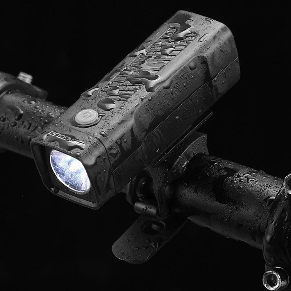 Bike Front Light USB Rechargeable Bicycle Headlight Waterproof Bike Handlebar Light 3 Modes for Night Riding