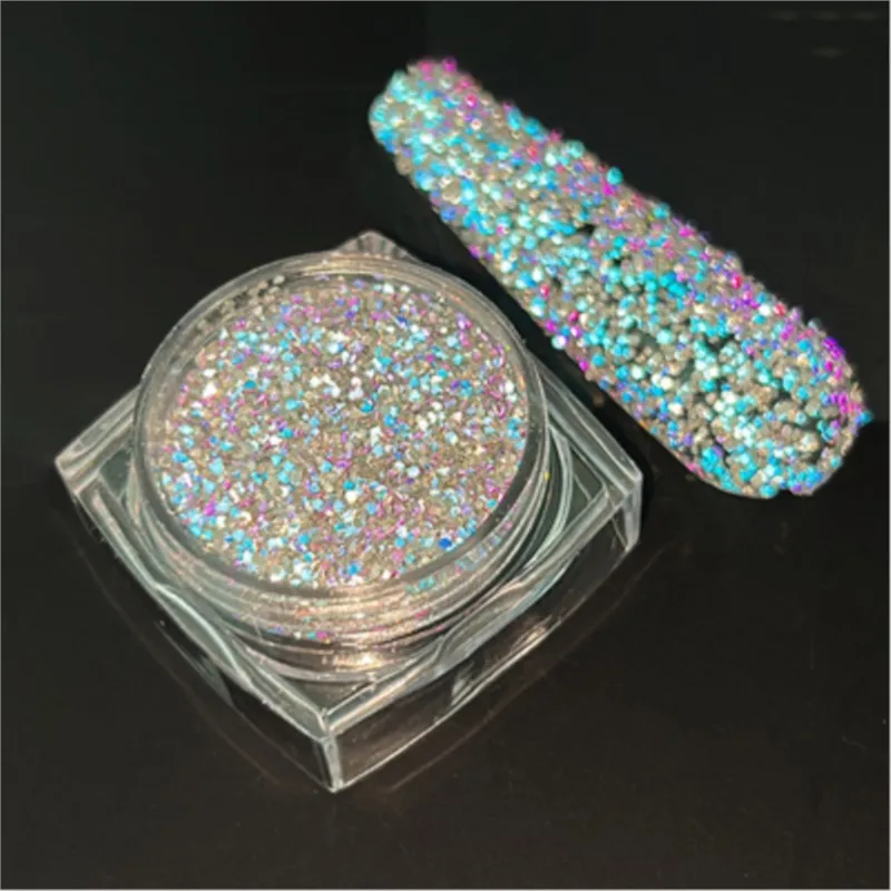 1 Boxed Versatile Shining Thermal Nail Flash Powder Temperature Changing  Nails Glitter Dust Manicure Sequins Decor Accessories 8