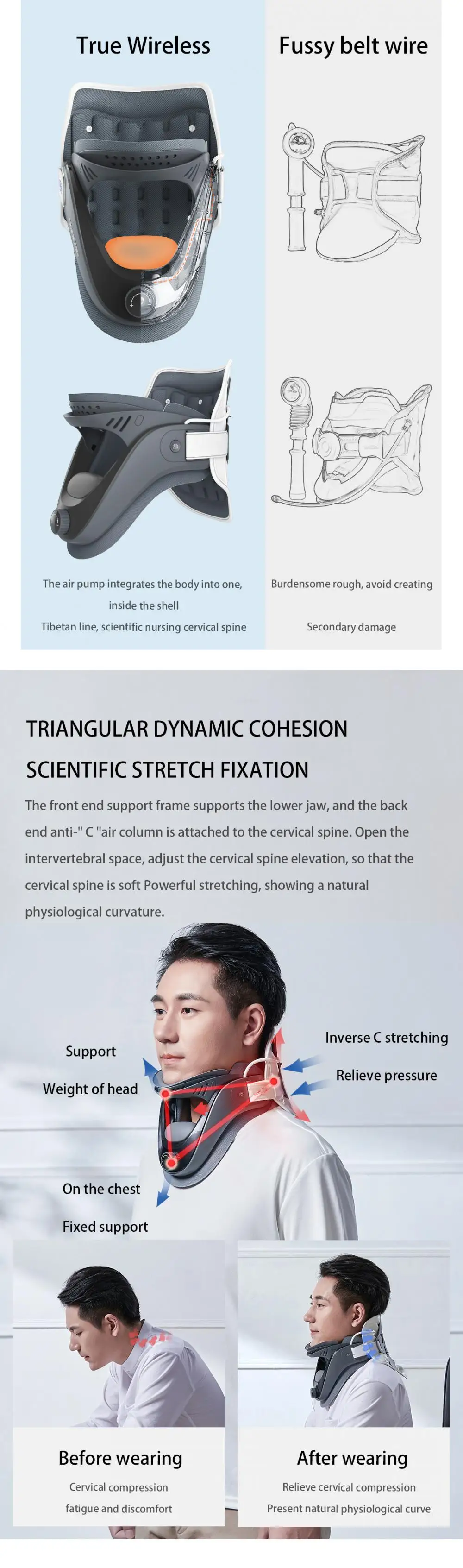 Neck Stretcher Cervical Traction Device Neck Posture Corrector Neck Brace Cervical Stretch Care Neck Support Relieve Neck Pain 9 Neck Stretcher Cervical Traction Device Neck Posture Corrector Neck Brace Cervical Stretch Care Neck Support Relieve Neck Pain 4