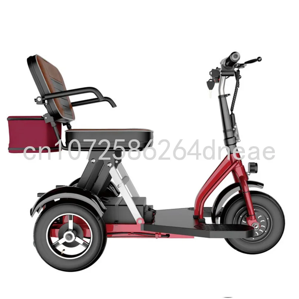 

350w Electric Trike Old Age Auto Rickshaw Foldable Mini Three Speed Transmission Leisure Lithium Battery Powerdriven Vehicle