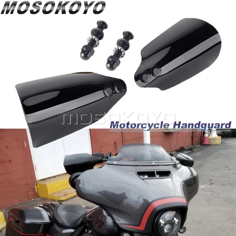 Motorcycle Hand Guard Windshield for Harley Street Glide CVO Special