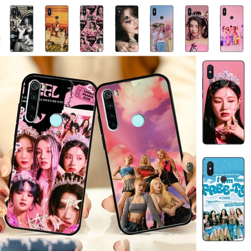 Custodia Per Telefono Kpop G-Gidle Band Per Redmi Note 4X5 A 6 7 8 T 9 9S 10 11 11S 11Epro Poco M3 Pro