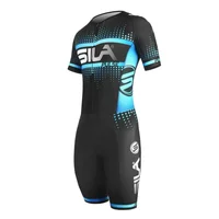 Sila Kids Cycling Skating Suit Inline Skate Speed Skating Short Sleeve Racing Suit Ciclismo Children's Fast Skating Clothing 1
