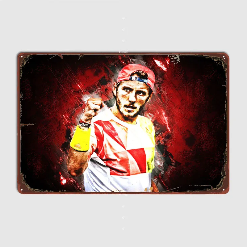 Декорация игровой комнаты Lucas Pouille, металлические знаки в стиле ретро для украшения стен, металлический плакат, аксессуары для бара, гаража