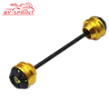 Rear Gold wheel