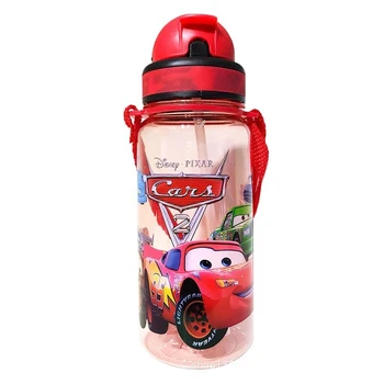 Disney cartoon frozen Cartoon cups With straw kids boys cars Sport Bottles girls Princess Feeding cups